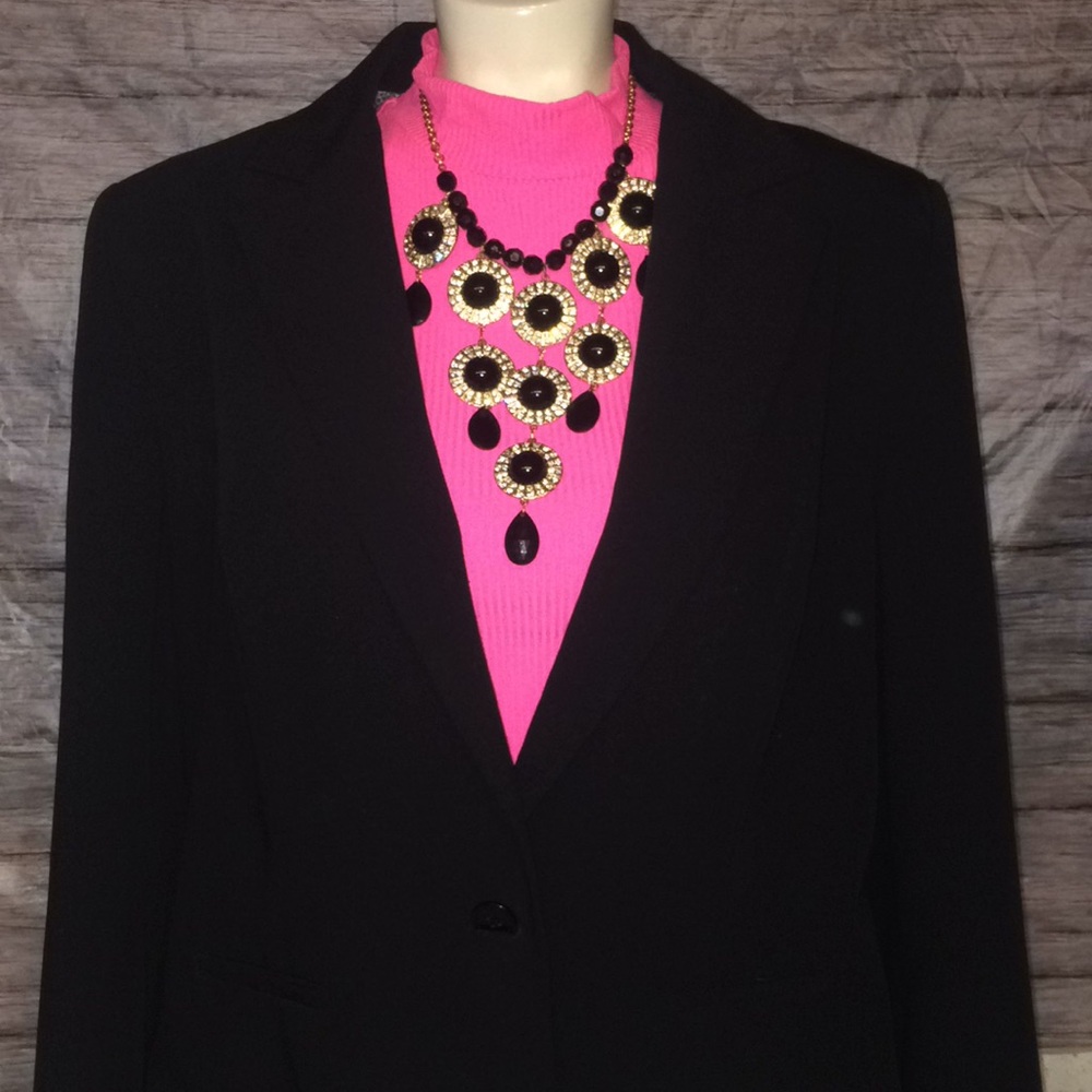 Apostrophe Black Blazer Jacket - image 2